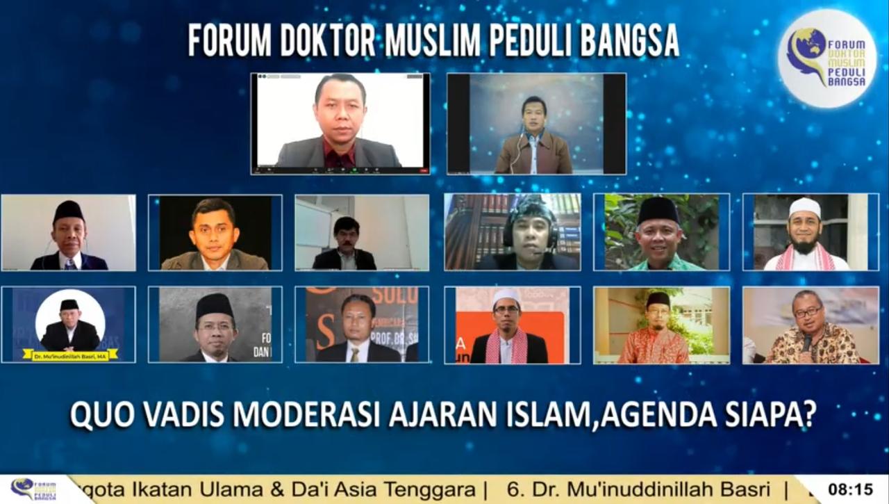 Jika Mereduksi Islam, Forum Doktor Muslimin Peduli Bangsa Tolak Konsep Moderasi Agama